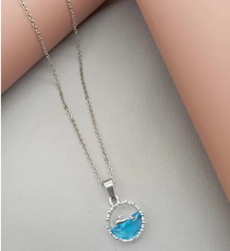 Silver-Plated Pendant Necklace – Elegant Set of Three