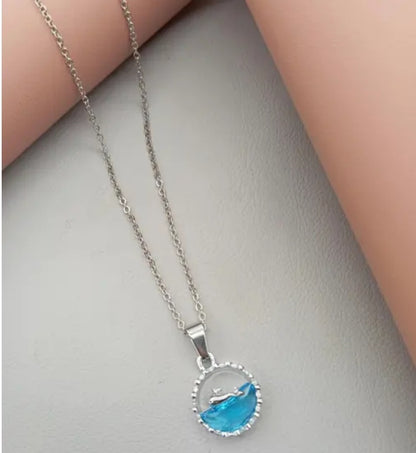 Silver-Plated Pendant Necklace – Elegant Set of Three