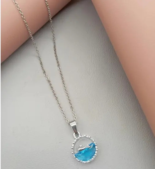 Silver-Plated Pendant Necklace – Elegant Set of Three