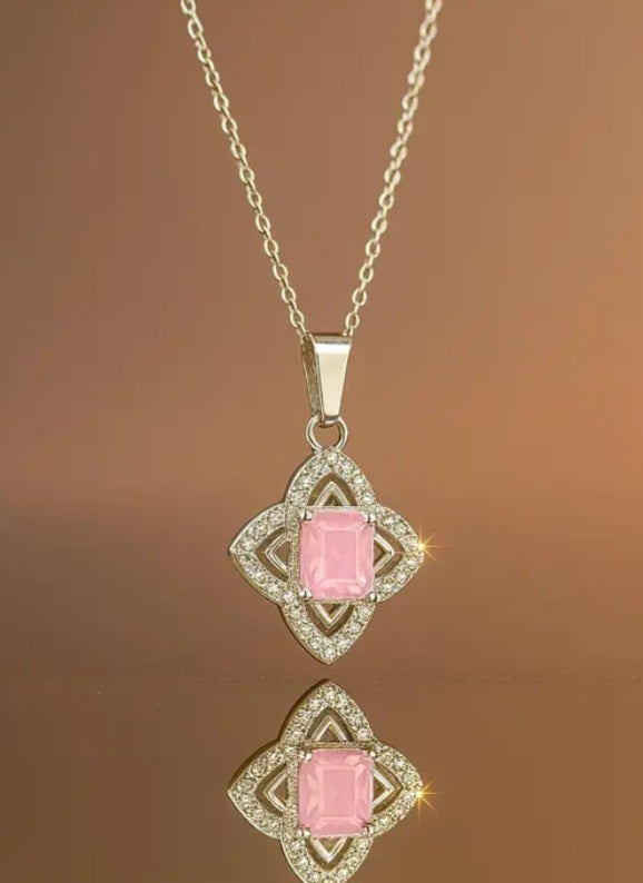 Silver-Plated Pendant Necklace – Elegant Set of Three