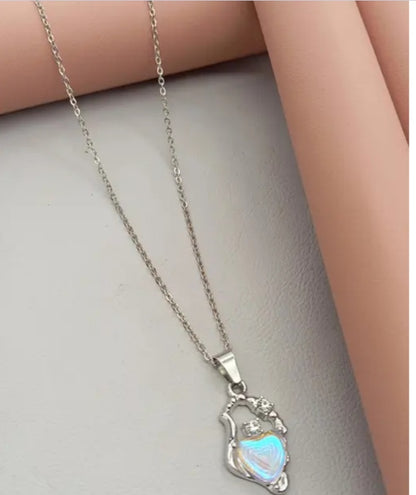 Silver-Plated Pendant Necklace – Elegant Set of Three